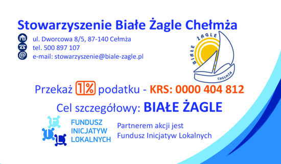 1% podatku dla Białych Żagli